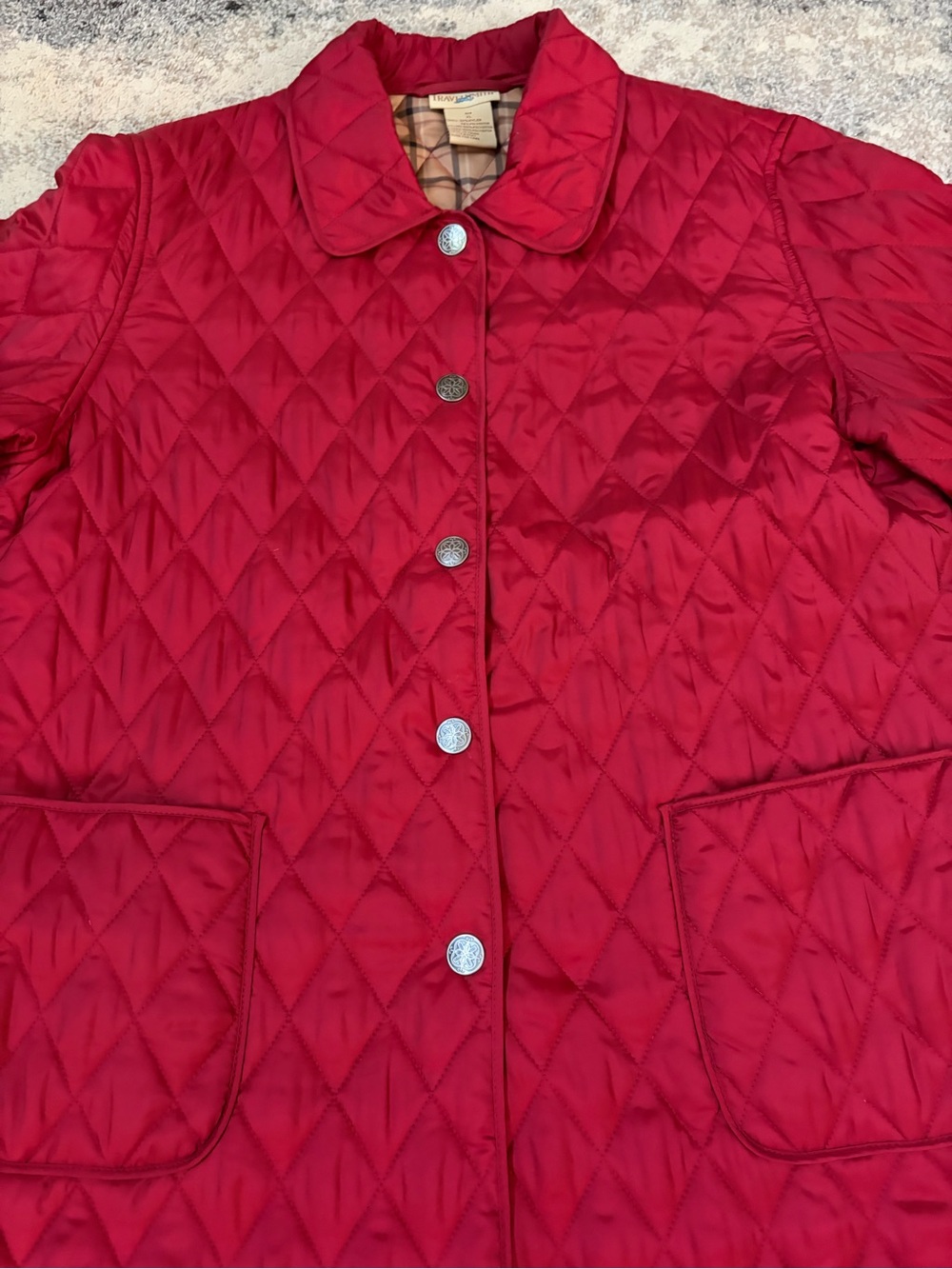 TravelSmith Quilted Red Jacket XL - Picture 2 of 4